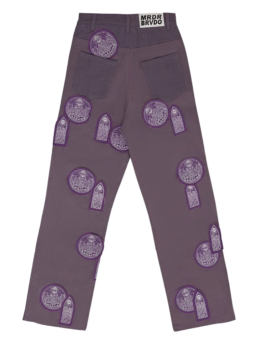 flap-pocket jeans - 1