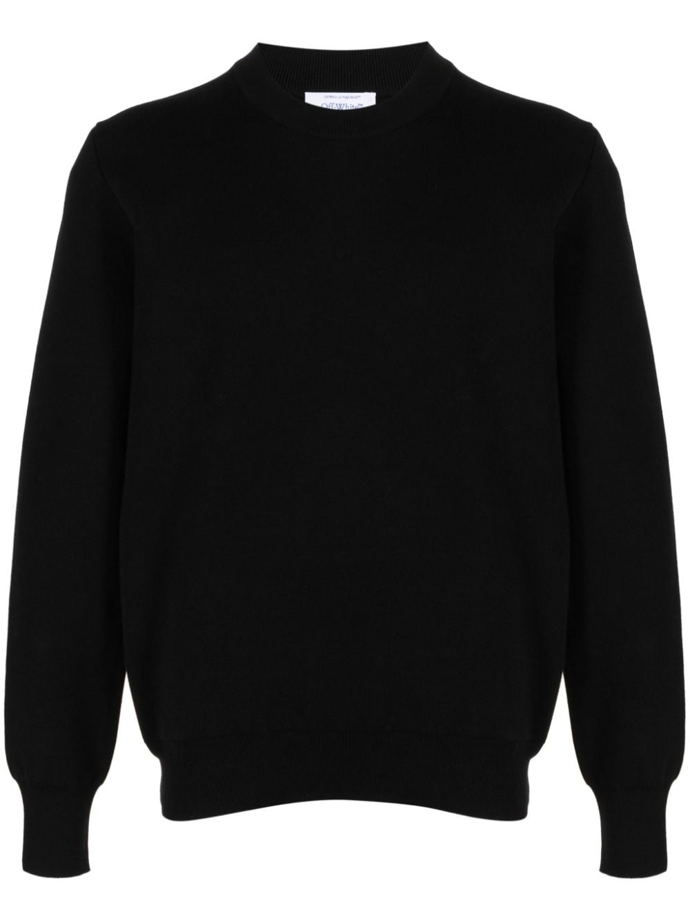 Arrows motif cotton sweatshirt - 1