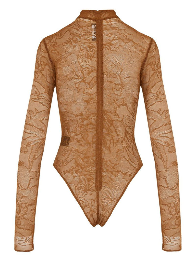 David Koma floral-lace bodysuit outlook