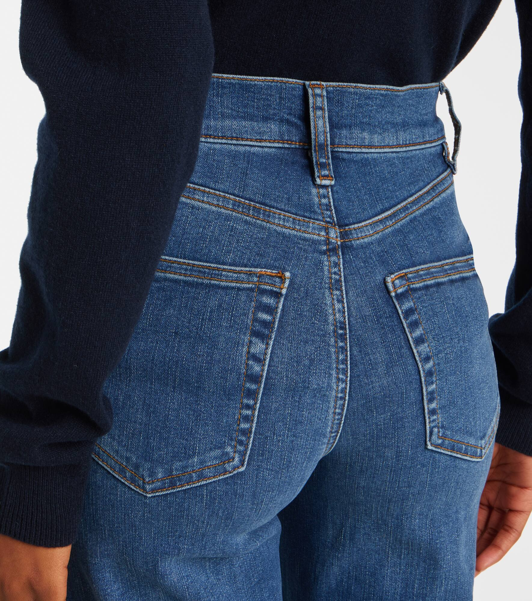 Le Slim Palazzo Crop wide-leg jeans - 6