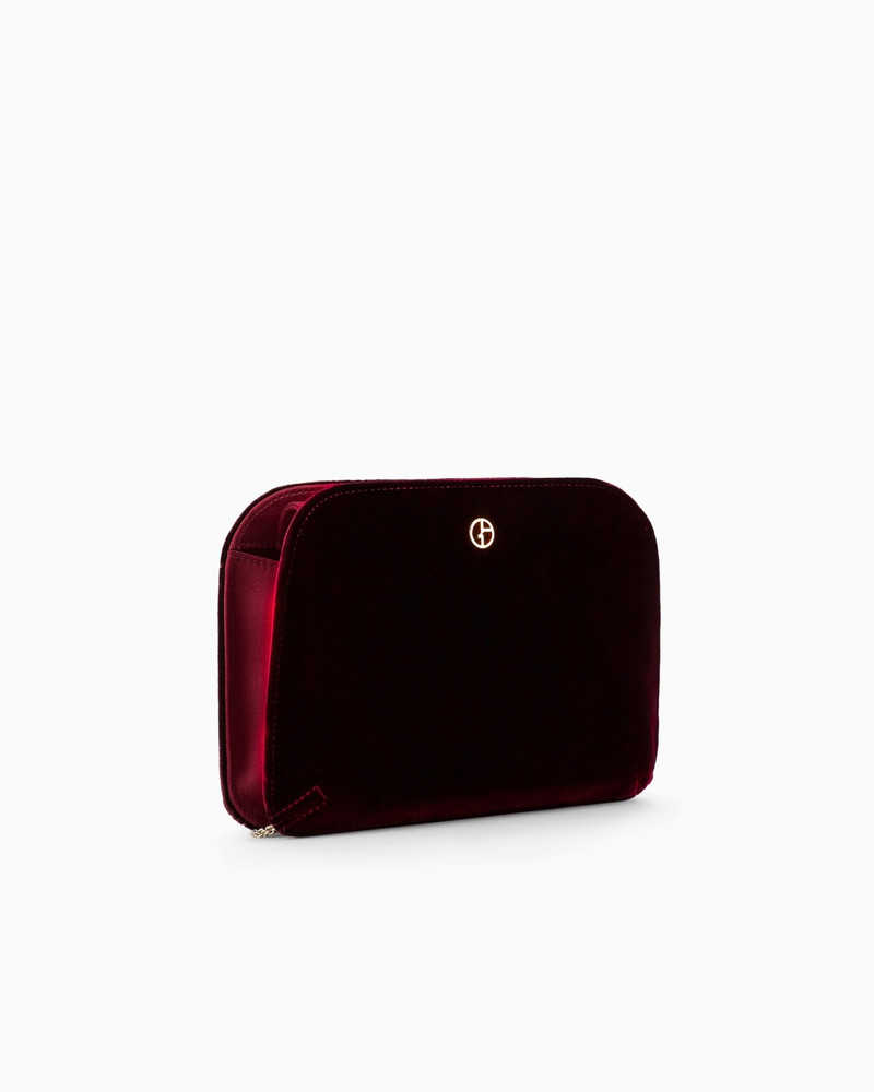 GIORGIO ARMANI VELVET AND SATIN LA PRIMA CLUTCH outlook