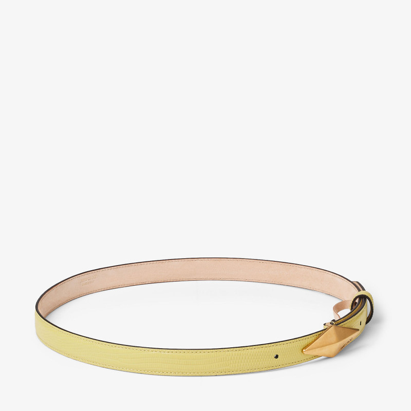 JIMMY CHOO Diamond Clasp Belt
Yellow Lizard Print Belt outlook