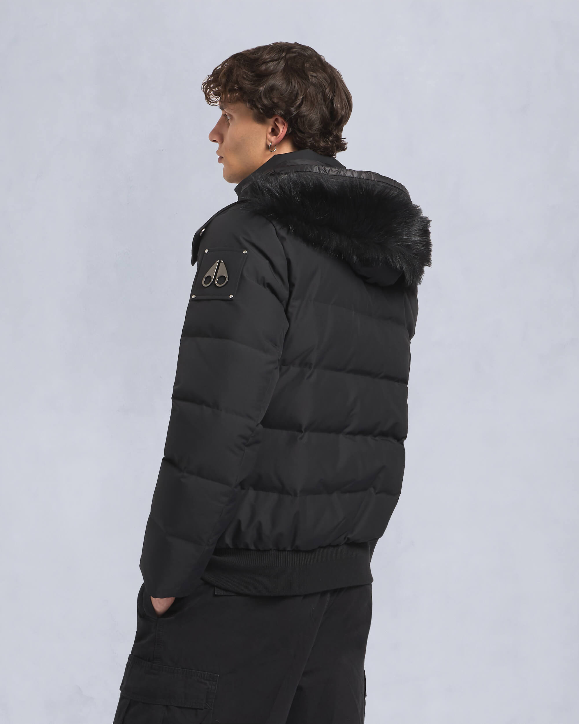CLOUD SHEARLING BOMBER JACKET - 4