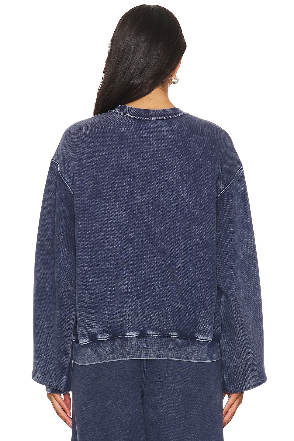 Essential Terry Crew Sweatshirt W/ Puff Paint Logo - 3