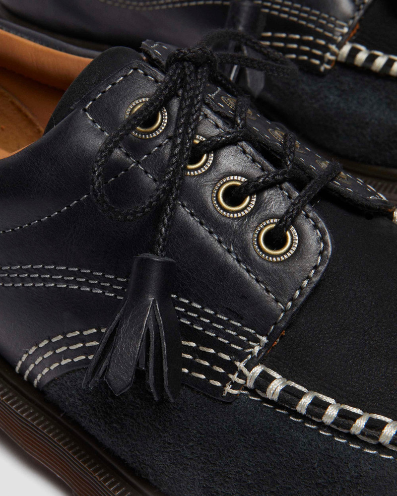 Lowell mixed material moc toe shoes 7