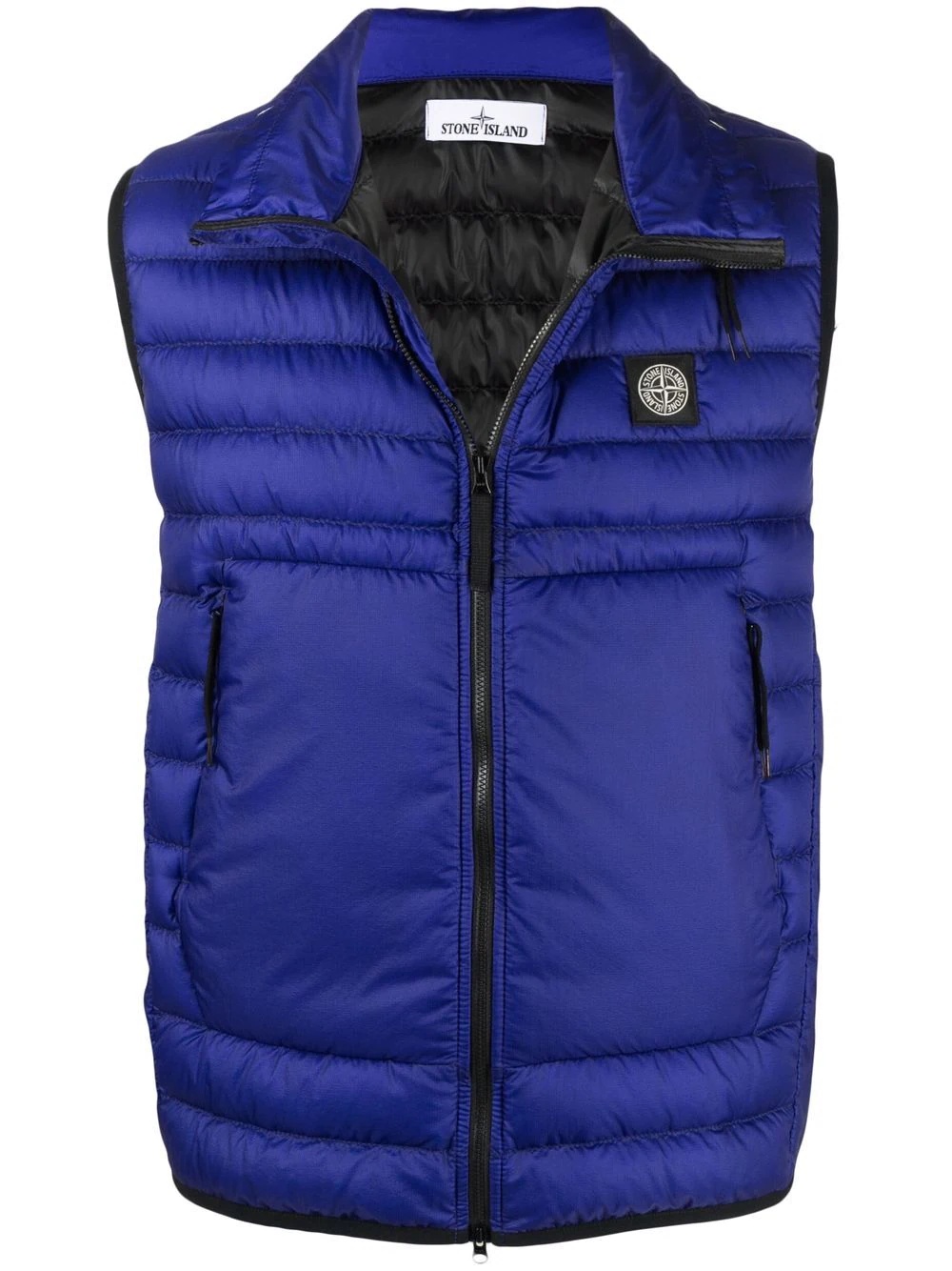 Compass-patch padded gilet - 1