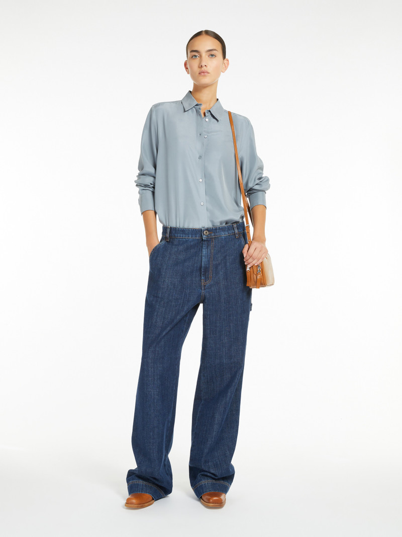 WEEKEND Max Mara ALMINA Washed silk shirt outlook