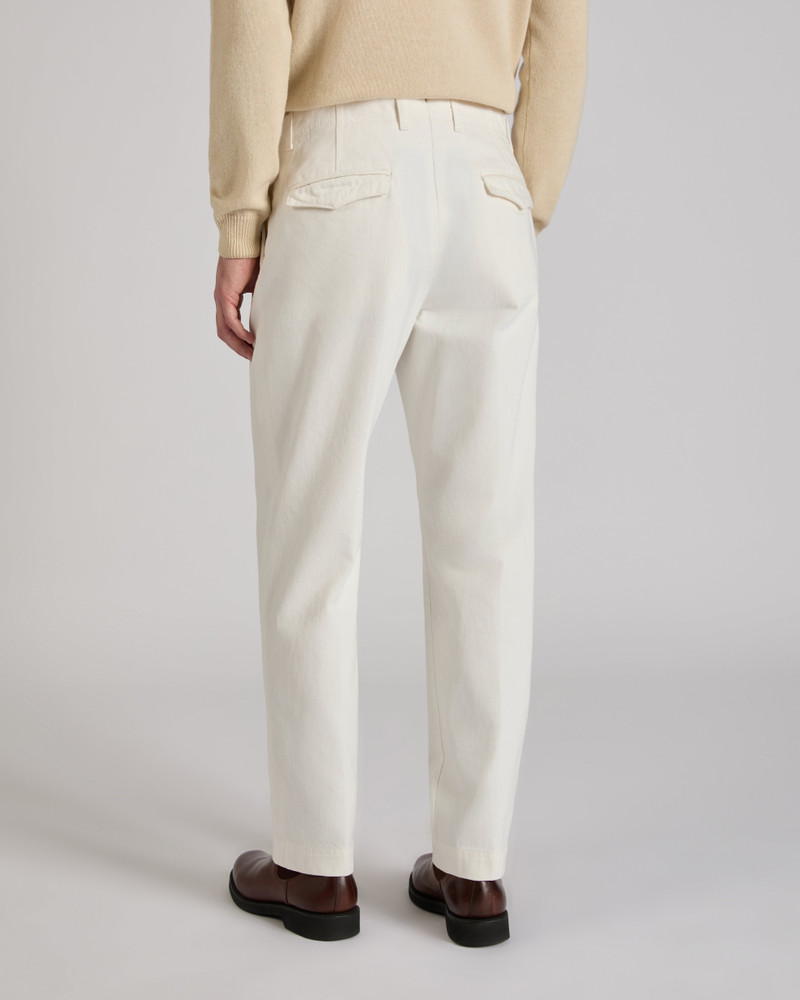 Loose fit cotton bull trousers 3