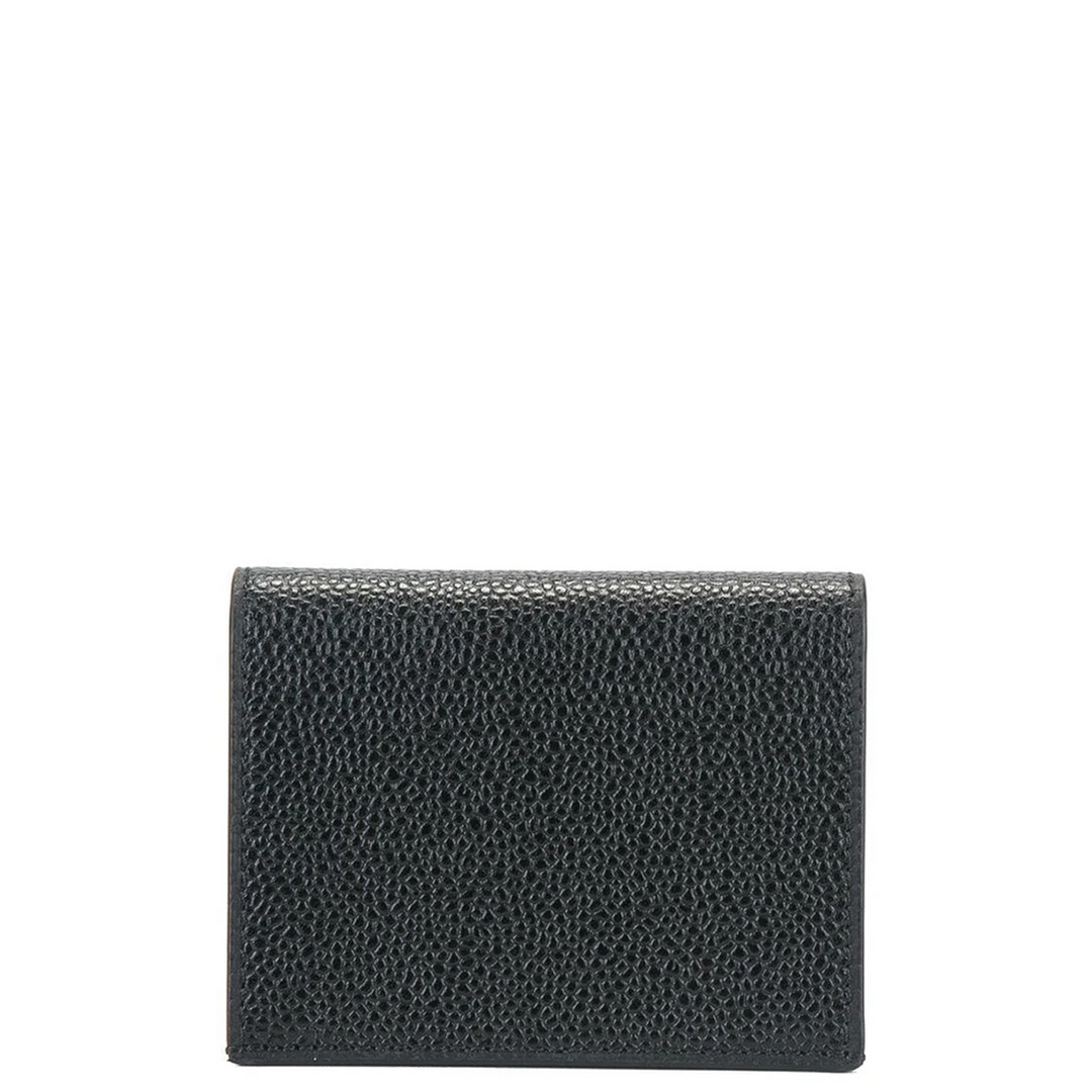 Double Card Holder In Pebble - 1