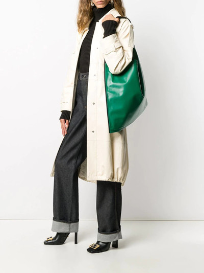 Jil Sander contrast trim tote bag outlook