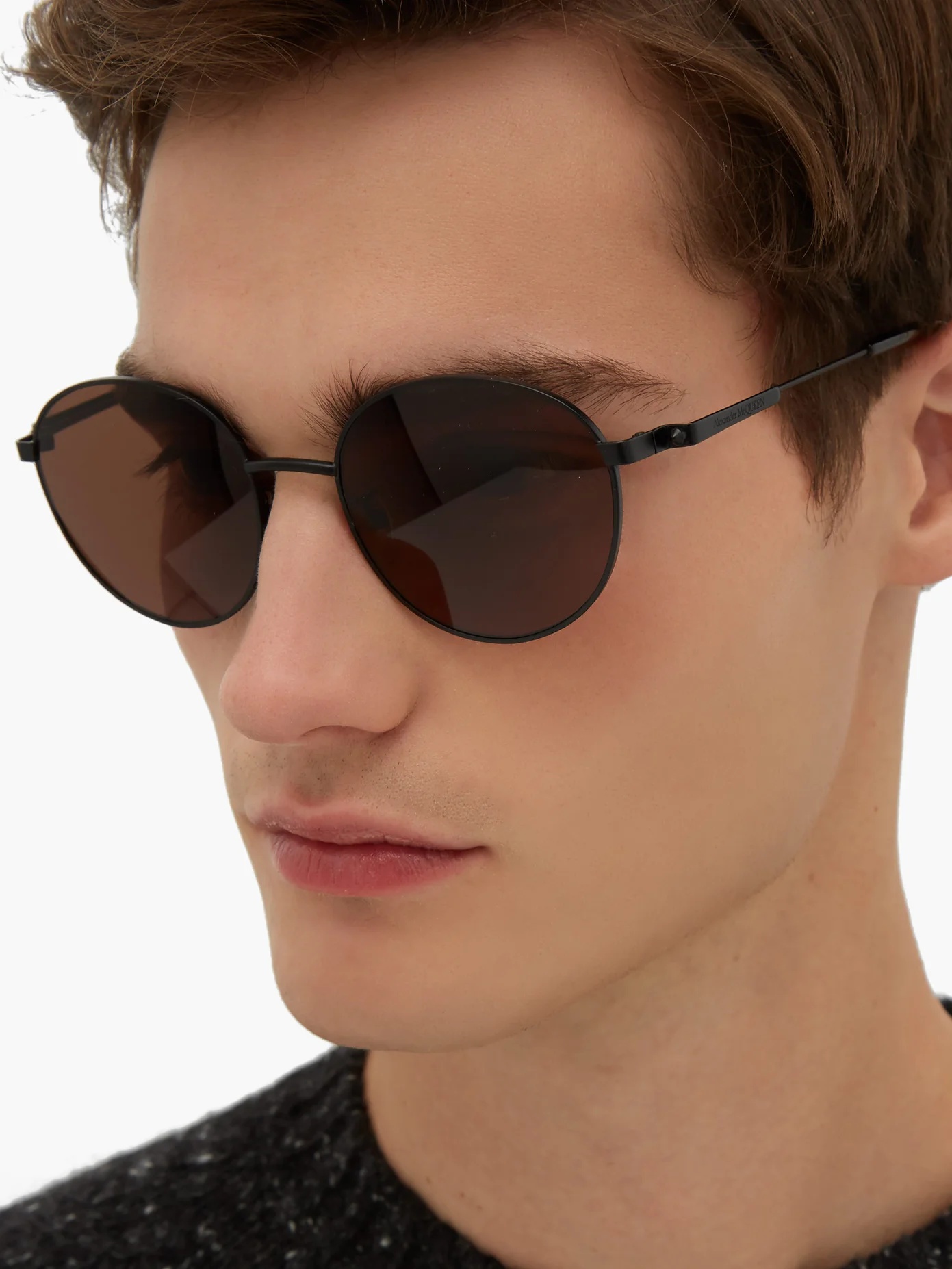 Round metal sunglasses - 3