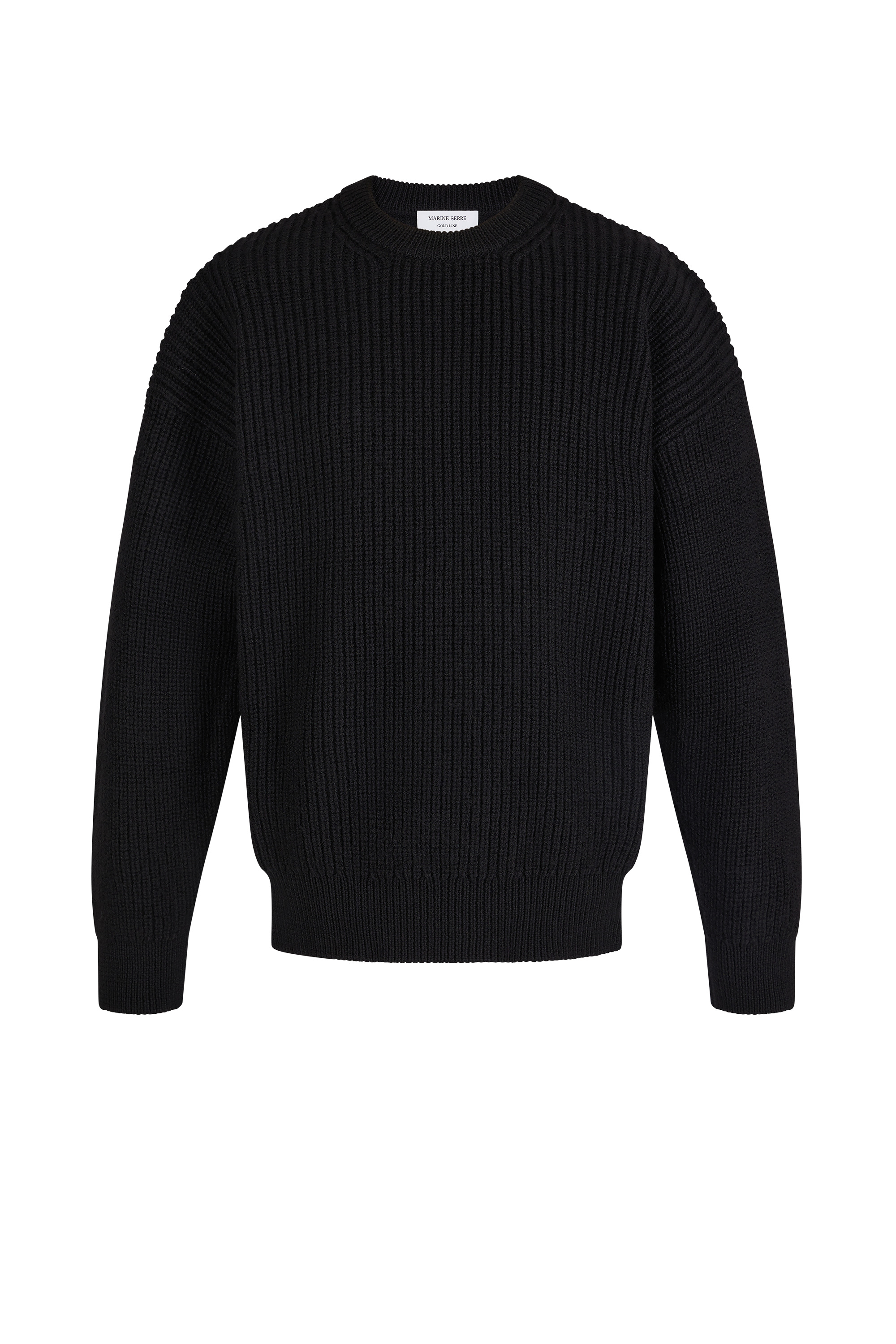Wool And Fluffy Knit Crewneck Pullover - 1