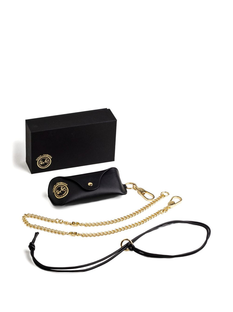 x Dolce & Gabbana brow-bar pilot sunglasses 6
