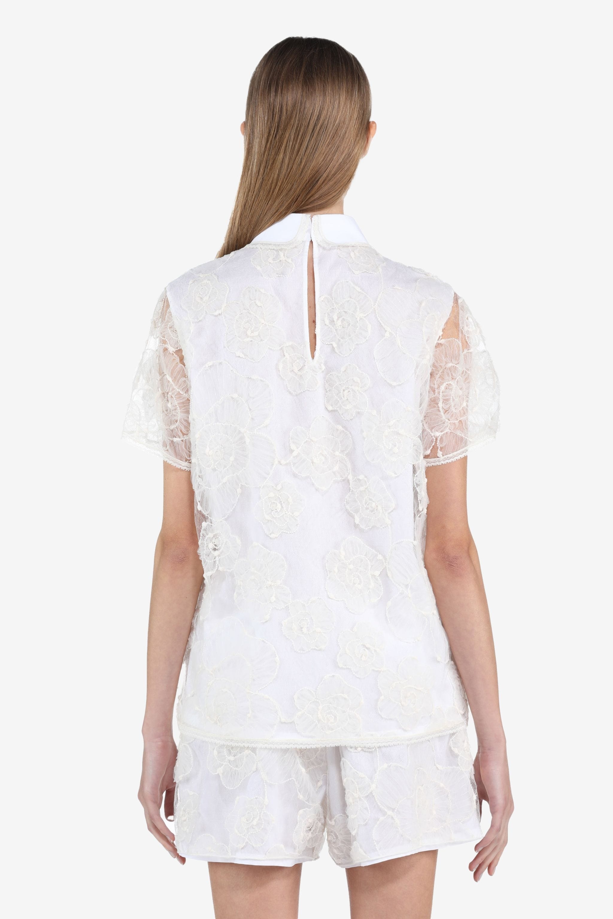 FLORAL-EMBROIDERED BLOUSE - 2