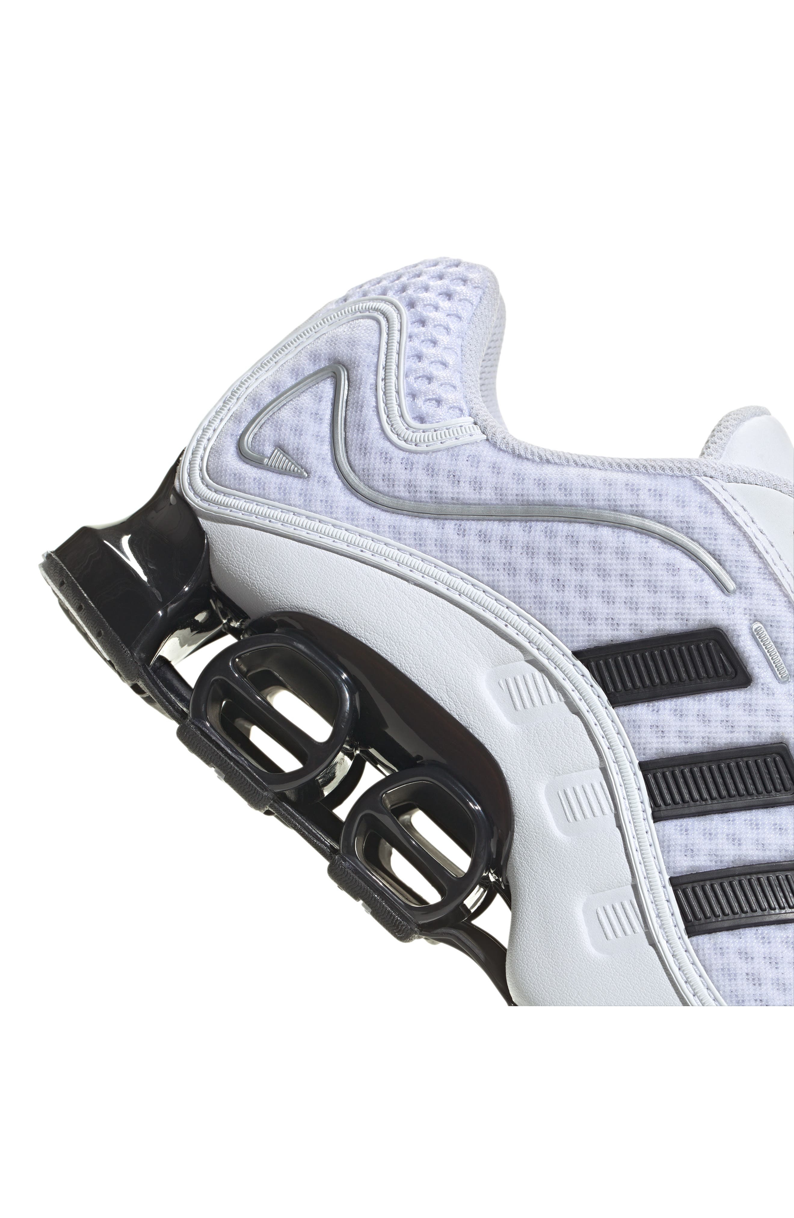 adidas Adifoam Megaride 01 Sneaker in White/Black/Silver Metallic at Nordstrom - 7