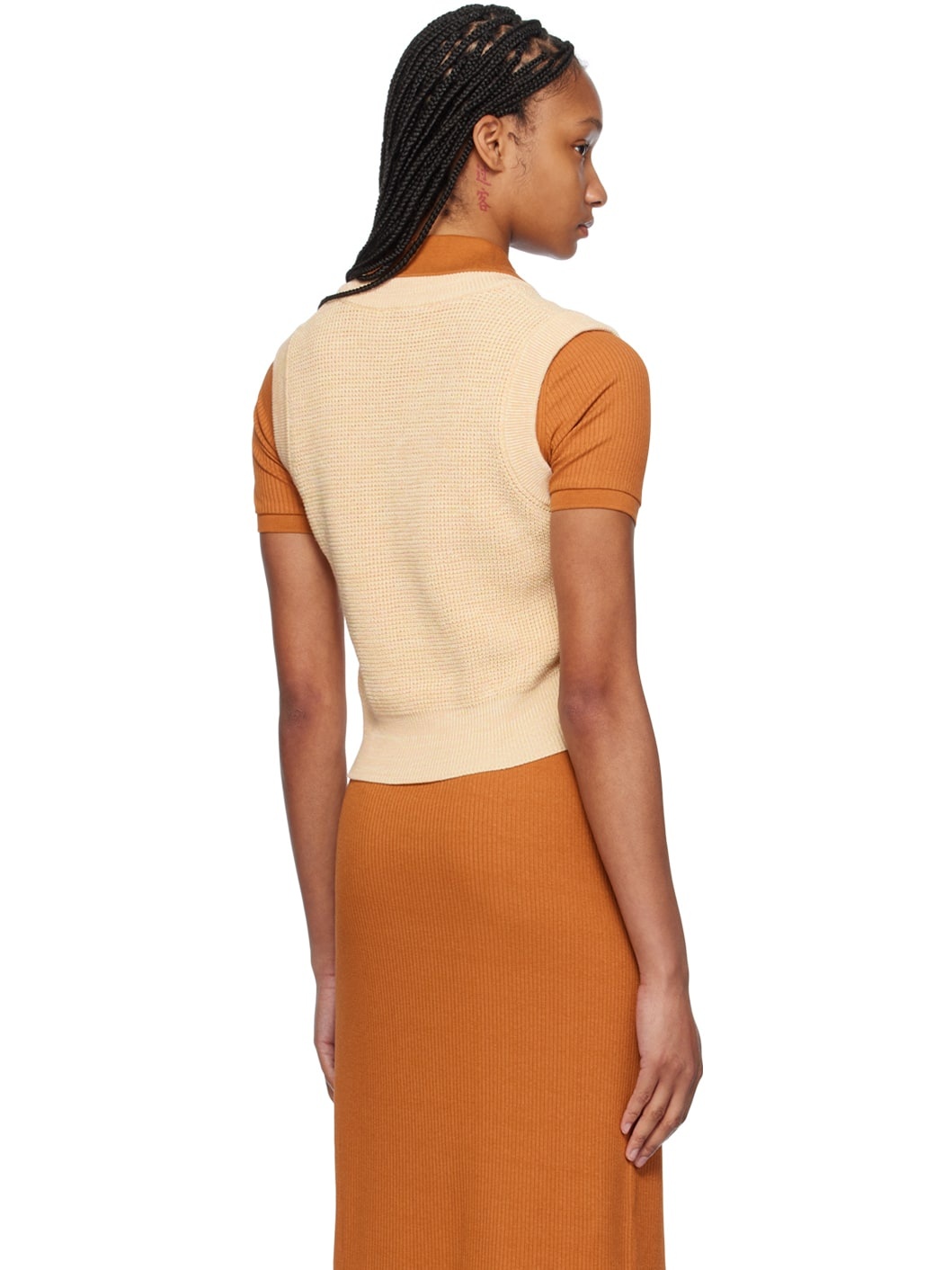 Yellow Handwriting Vest - 3