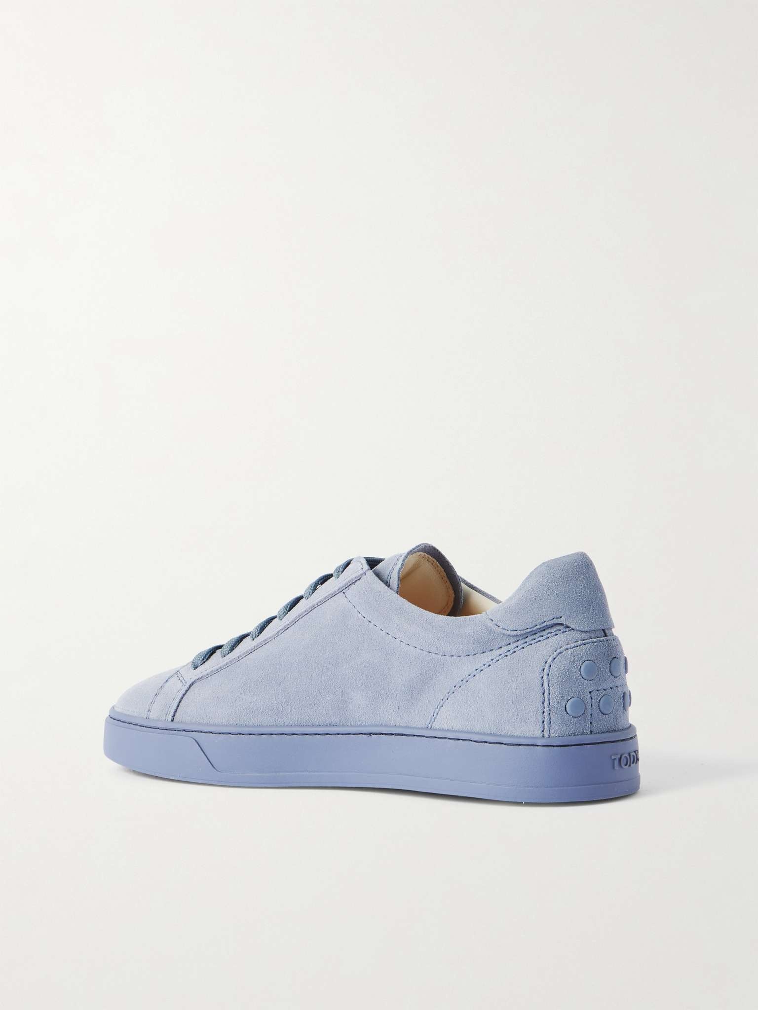 Allacciata Cassetta Rubber-Trimmed Suede Sneakers - 4
