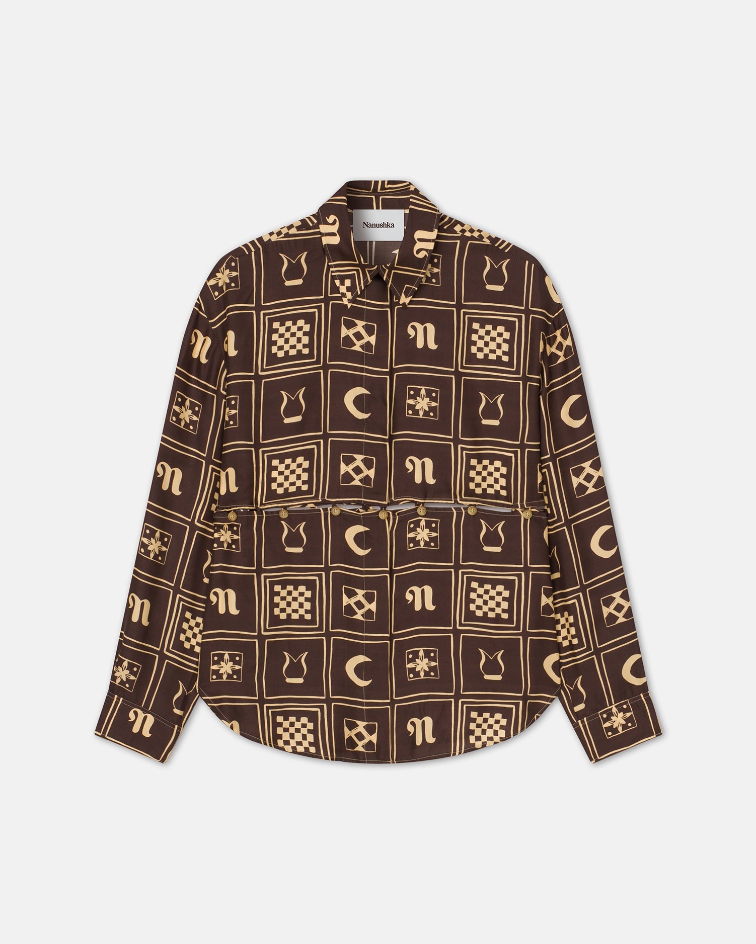 Printed Silk-Twill Shirt - 4