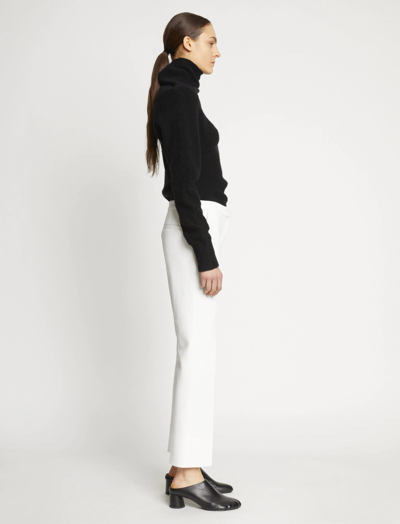 Fuzzy Boucle Twisted Sweater 4