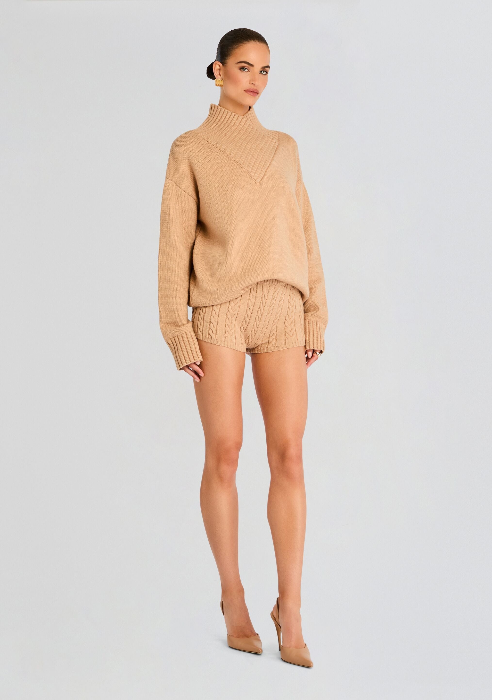 DESSA CHUNKY KNIT SWEATER DRESS - 3