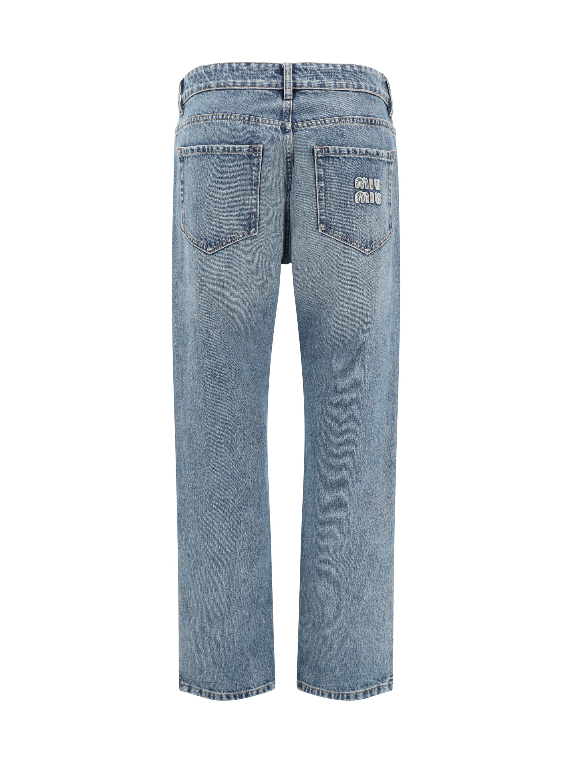 Miu Miu Miu Miu Women Straight Jeans | luosophy | REVERSIBLE