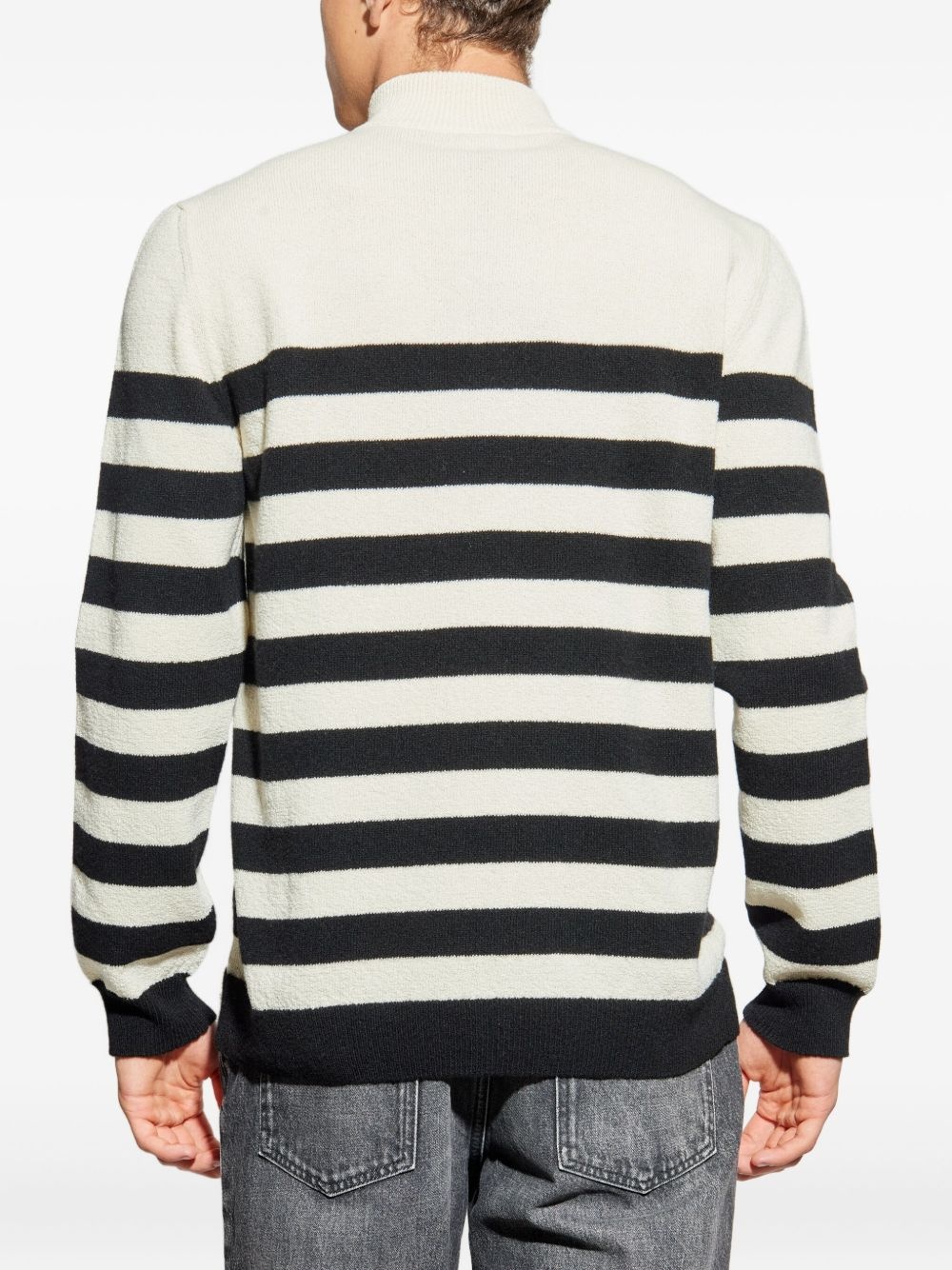 striped-pattern sweater - 4