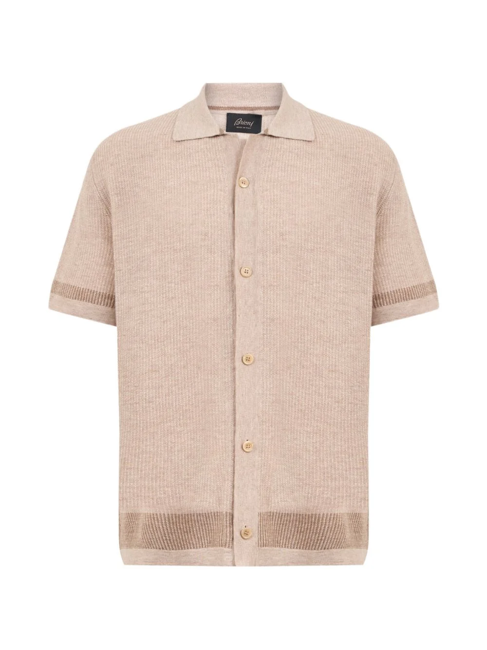 striped knitted shirt - 1
