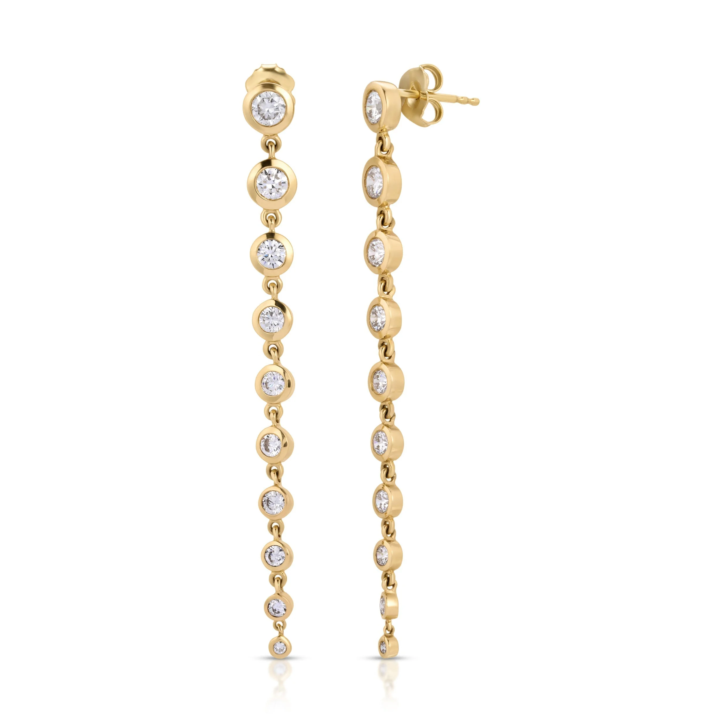 Diamond Cascade Earring - 1