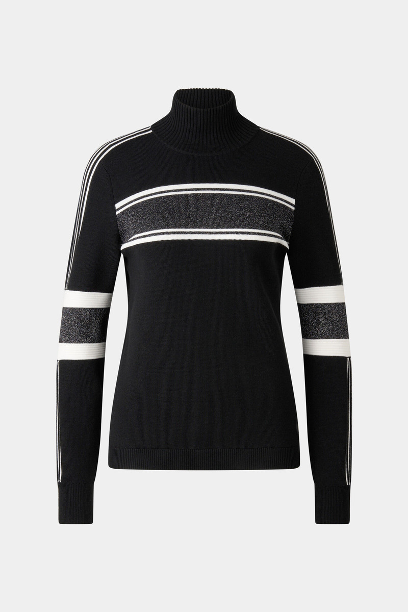 Lissa Sweater in Black/White 1