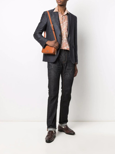 Etro paisley-print straight leg jeans outlook