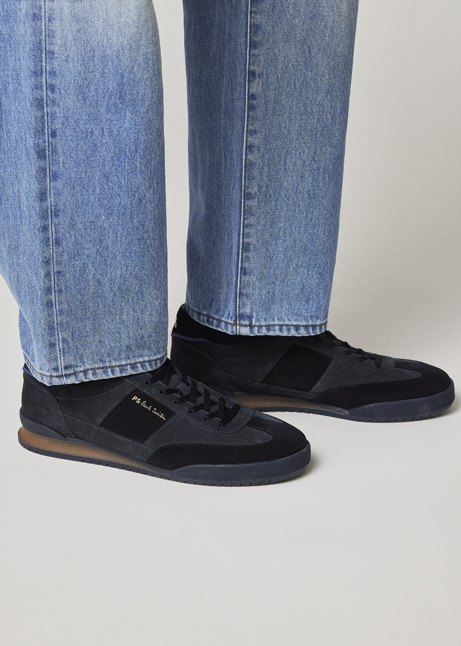 Navy Suede 'Dover' Trainers - 7