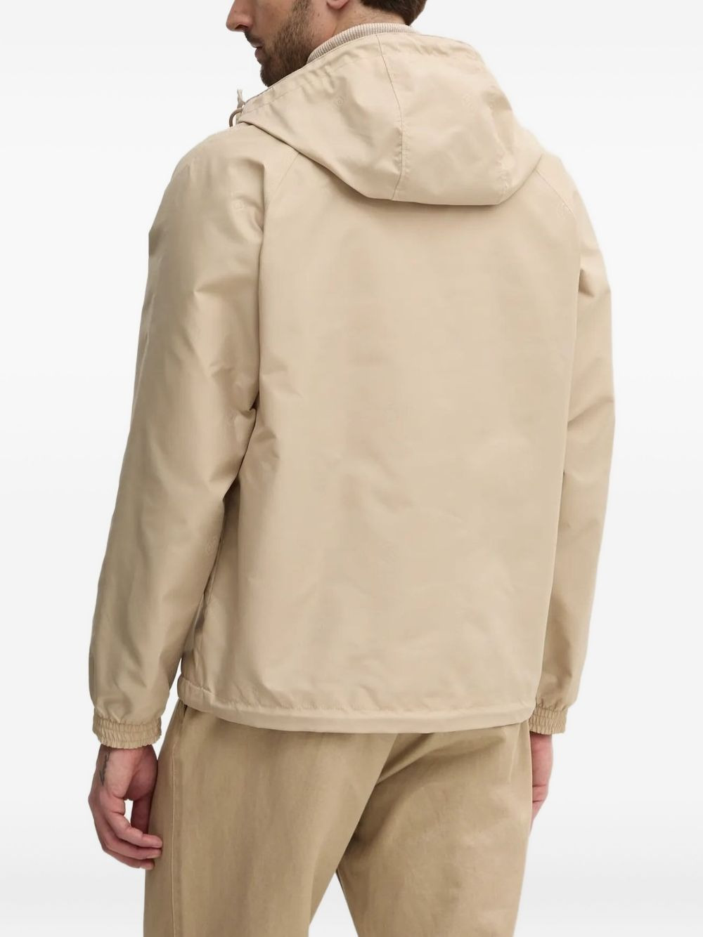 hooded zip-front jacket - 2