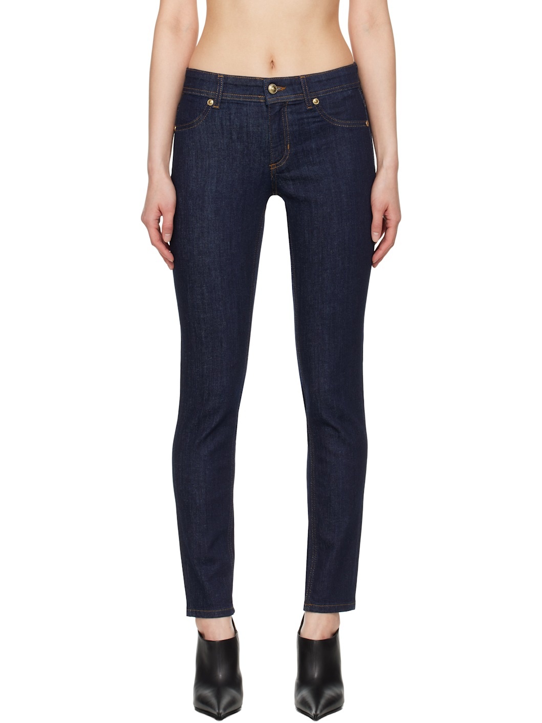 Blue Two-Pocket Jeans - 1