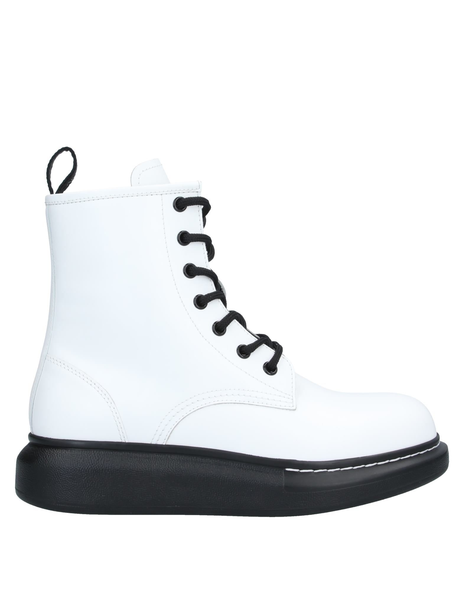 White Women's Ankle Boot - 1