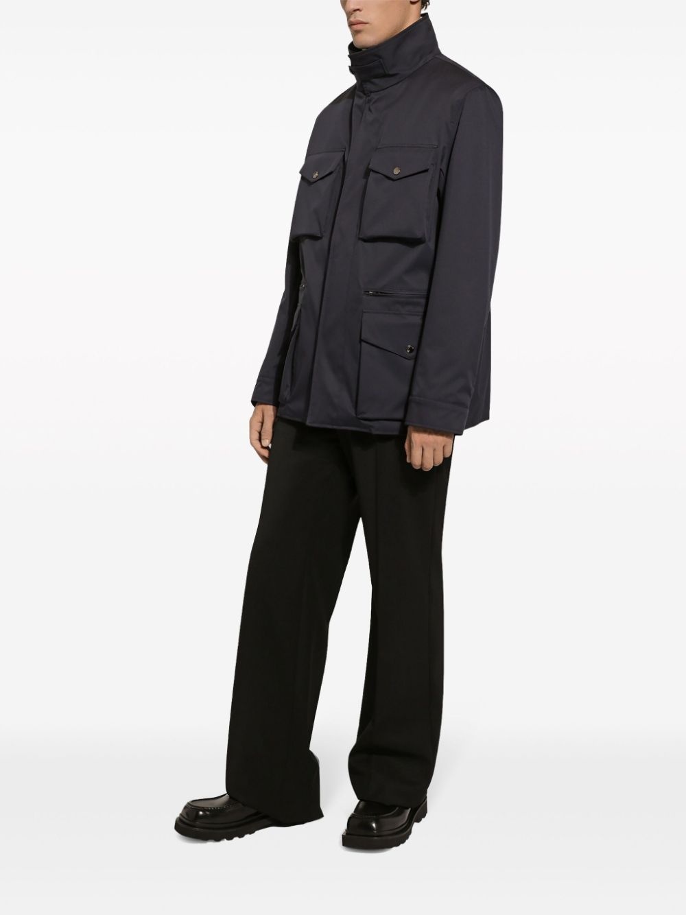 multi-pocket safari jacket - 2