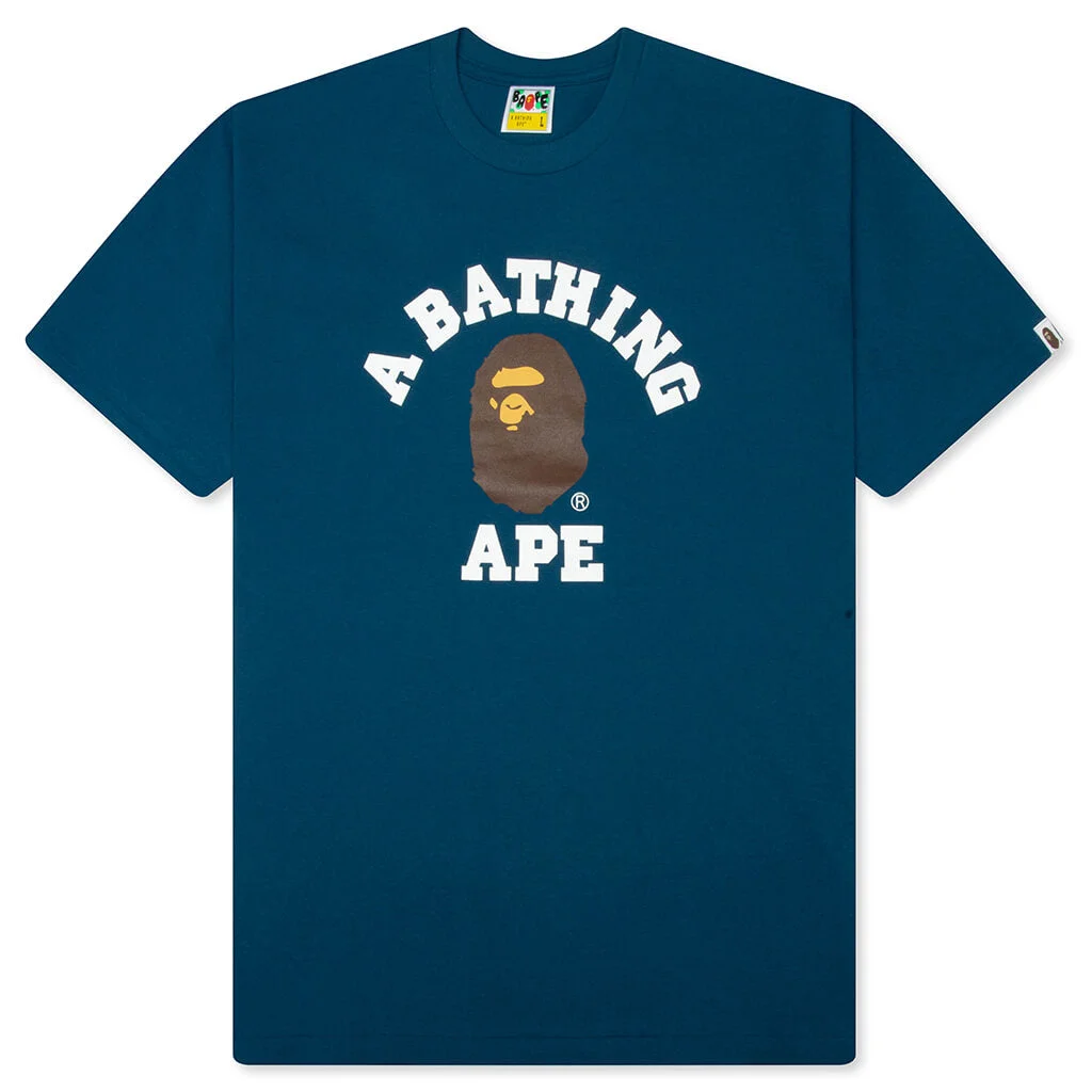 COLLEGE TEE - NAVY - 1