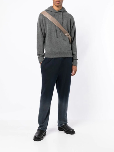 extreme cashmere fine-knit hooded jumper outlook