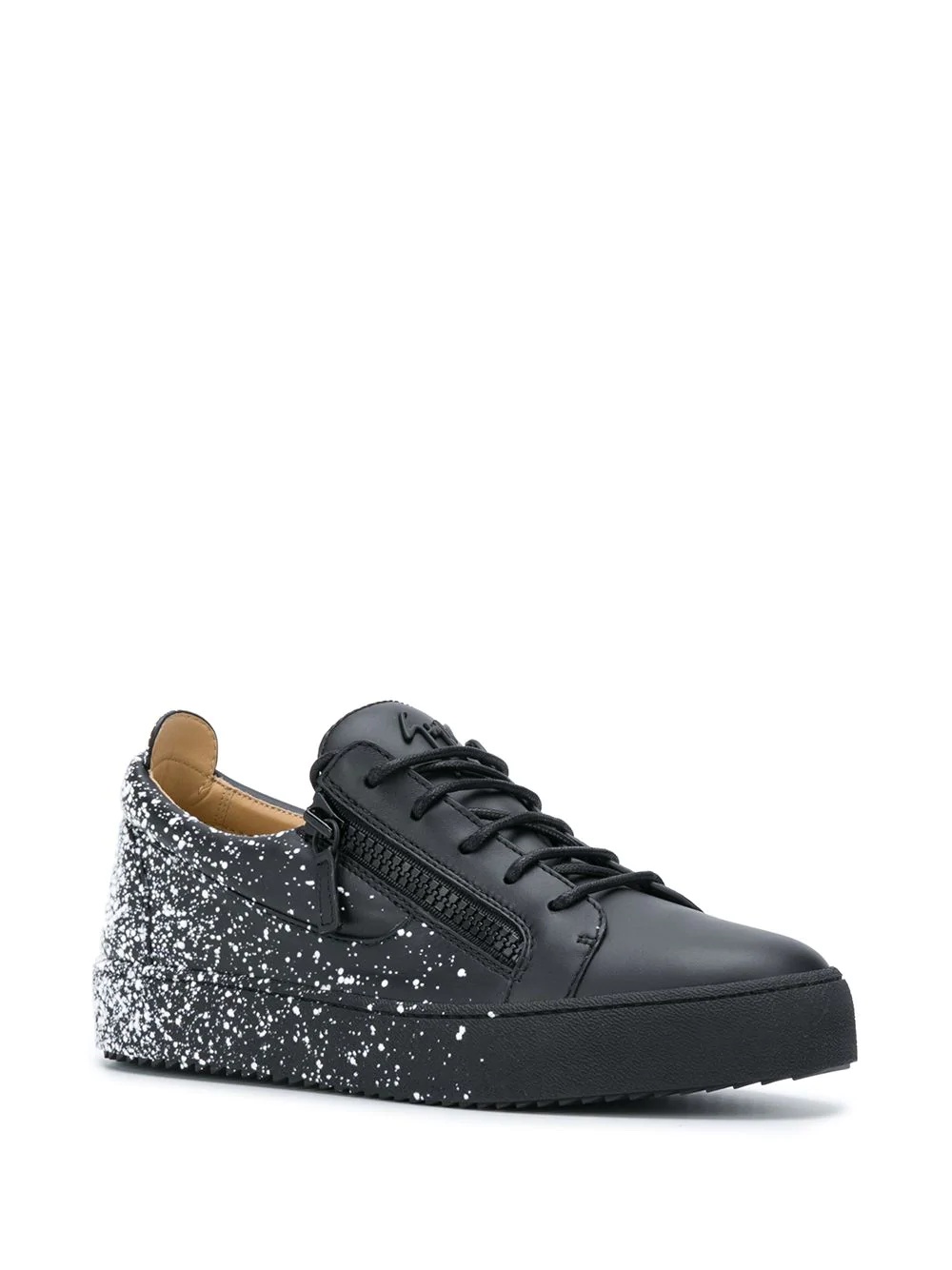 splatter-print sneakers - 2