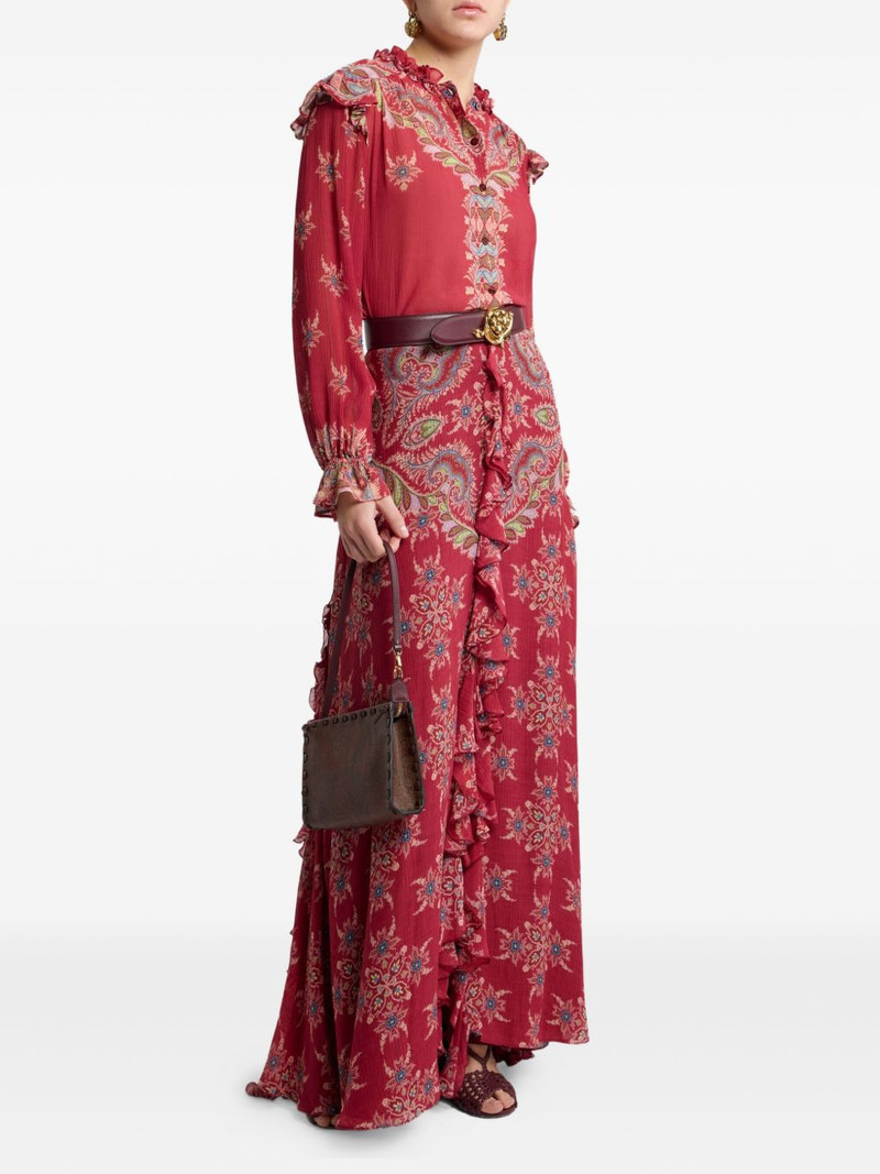 Etro paisley-print high-rise skirt outlook