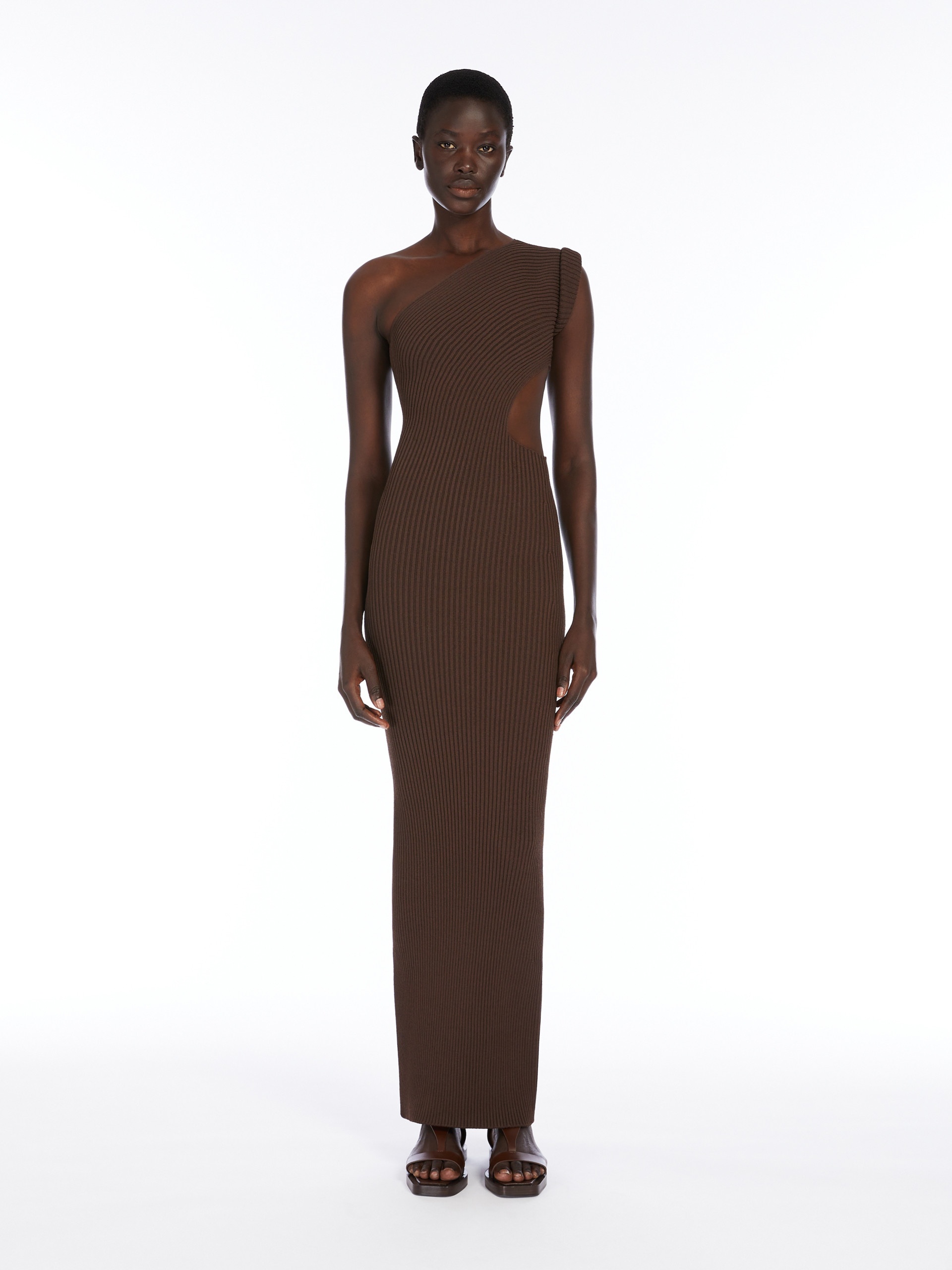 ARDA1234 Ribbed viscose dress - 2