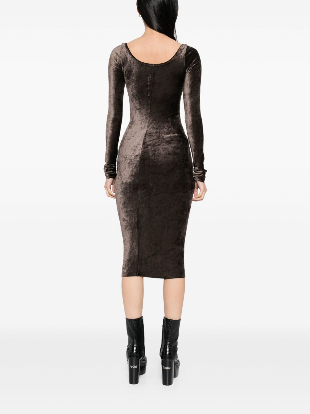 velour dress - 4