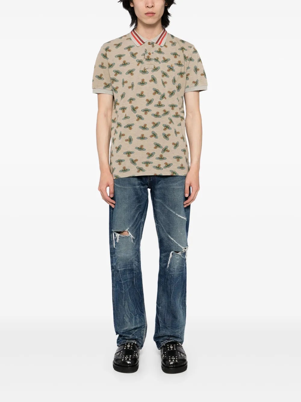 LOGO PRINT POLO SHIRT - 3