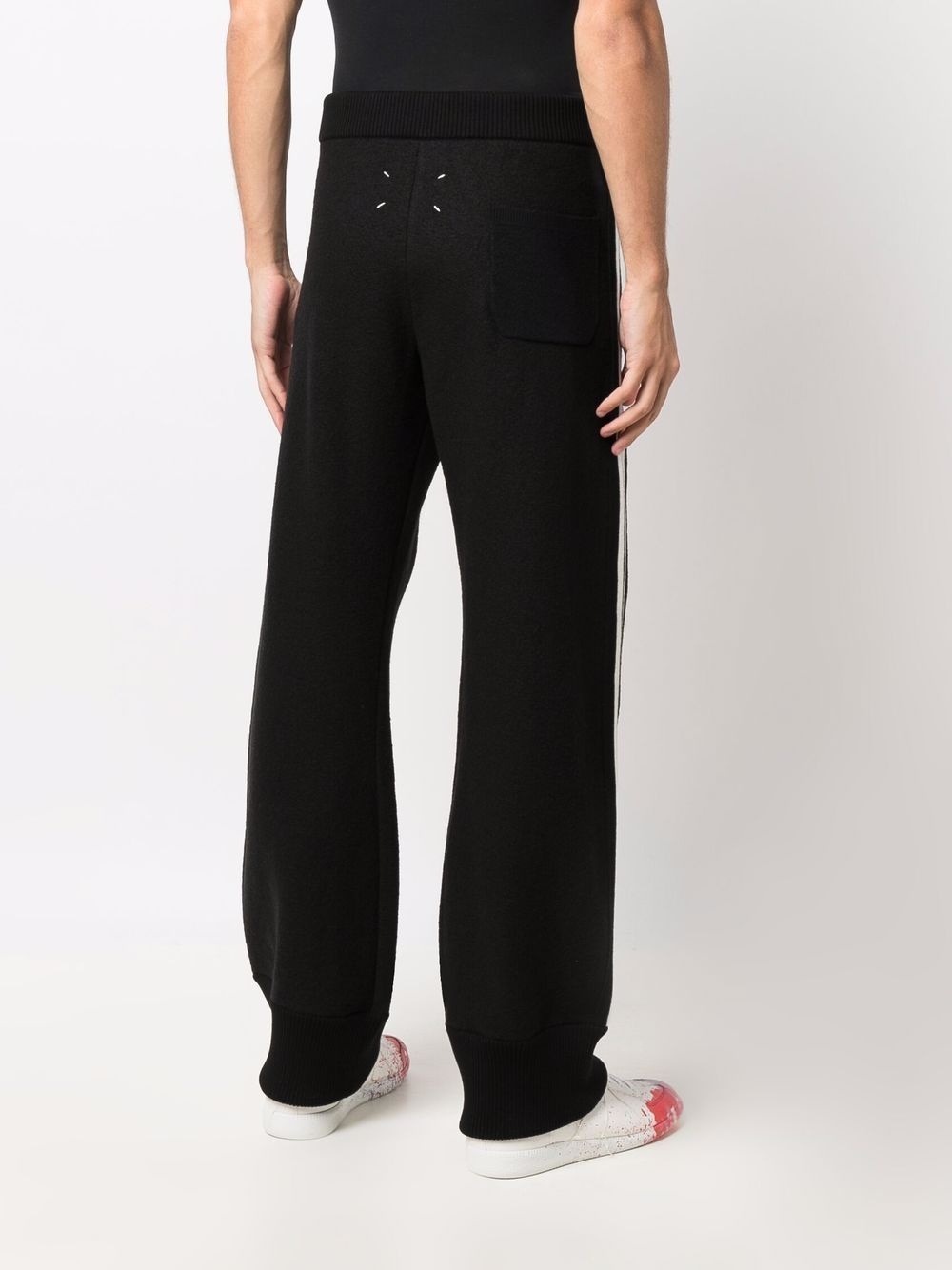 side-stripe track pants - 4