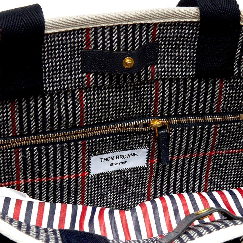 Thom Browne Hunting Tweed Mix Tote - 4