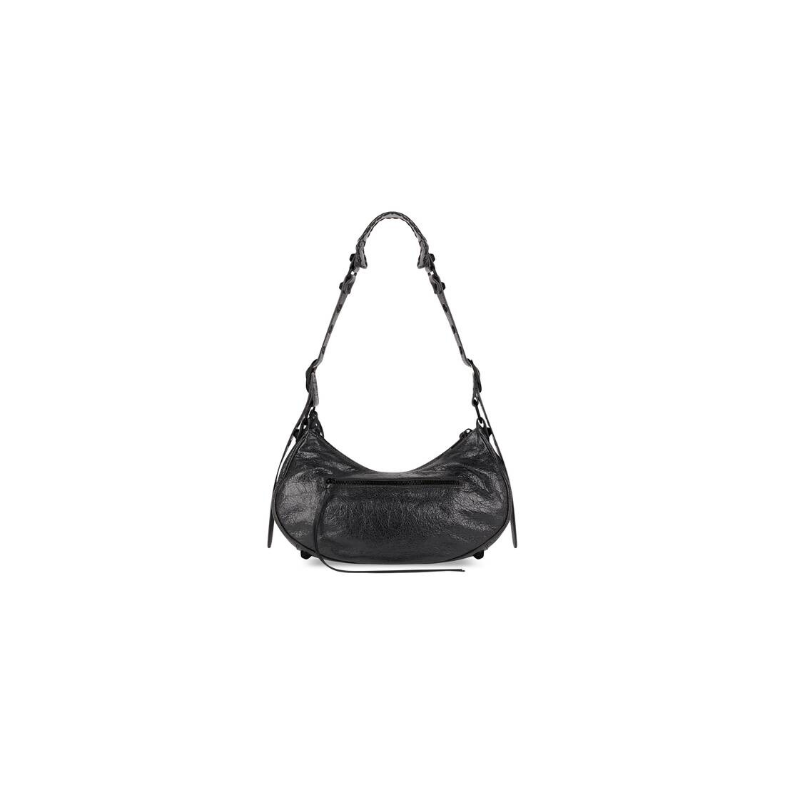 Women's Le Cagole Small Shoulder Bag in Black - 3