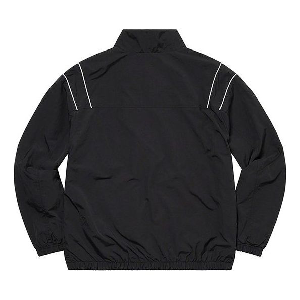 Supreme Cross Paneled Track Jacket 'Black White' SUP-SS21-587 - 2