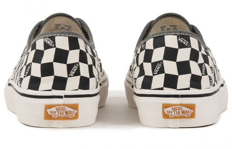 Vans Vans Authentic Vr3 Sf Low Top Casual Skateboarding Shoes Unisex Black White Grid 'Black White' VN0A4 outlook
