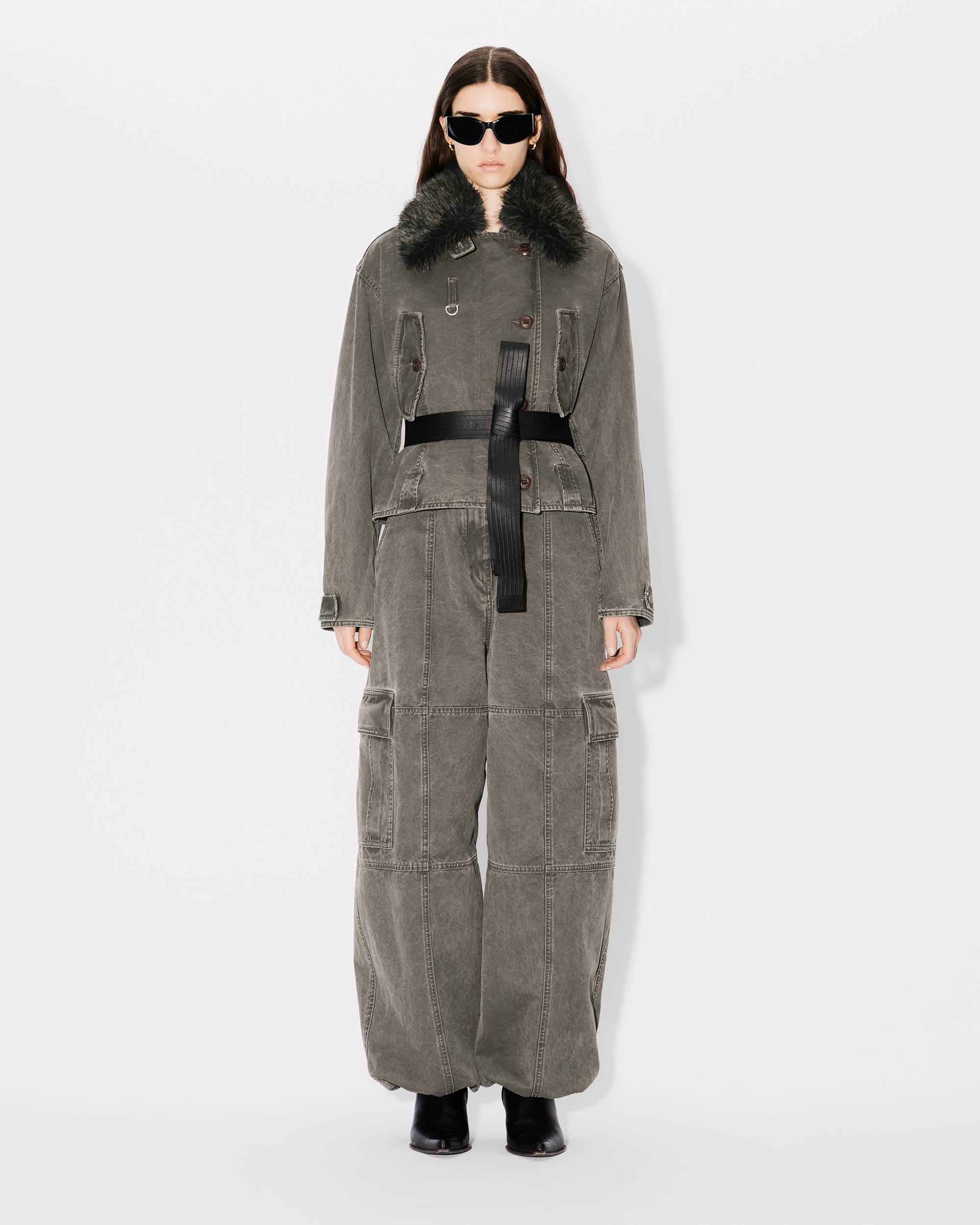 Bomber jacket in cotton canvas - 3