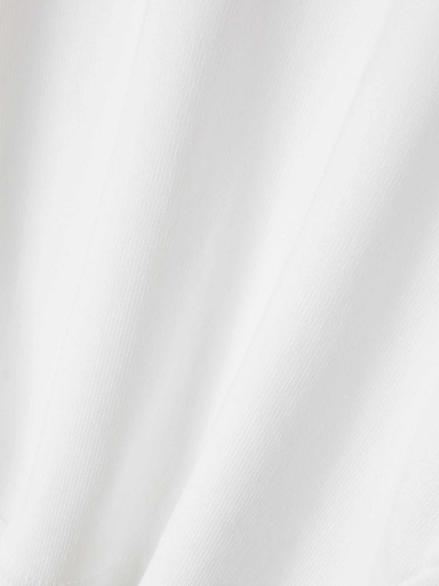 Cropped cotton-jersey turtleneck T-shirt White - 4
