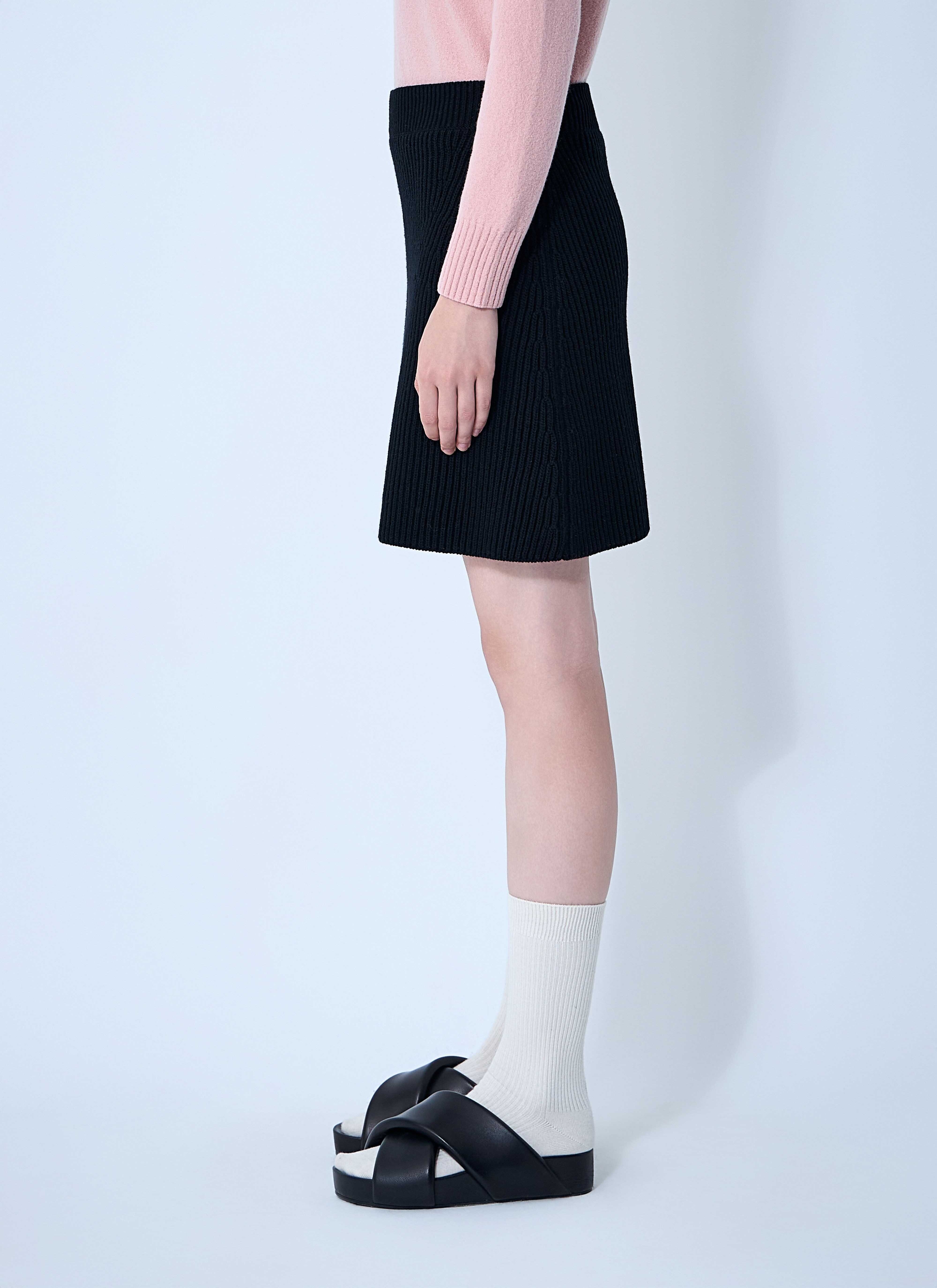 Wool Mini Skirt - 3